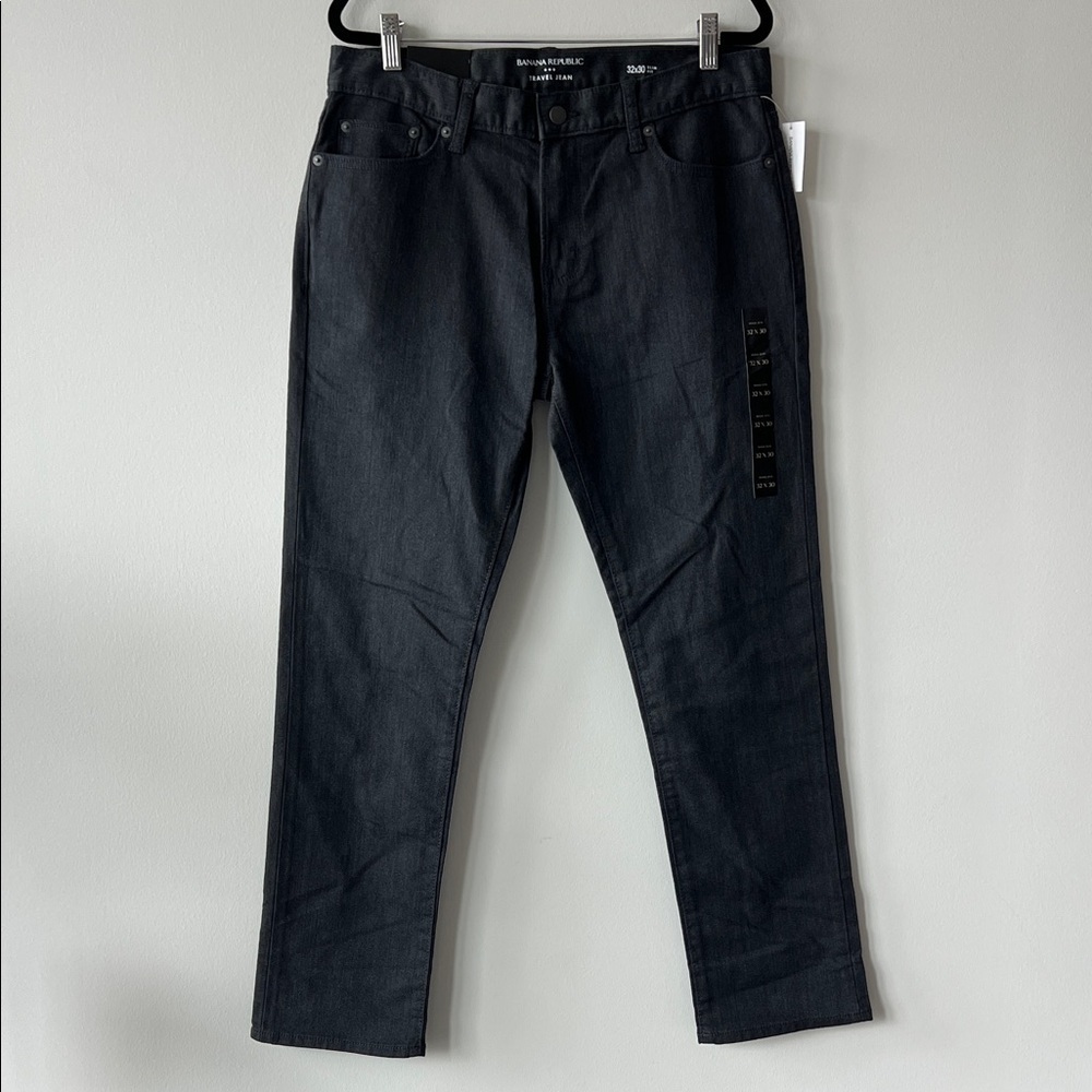Banana Republic Travel Men's Slim Fit Jean Gray